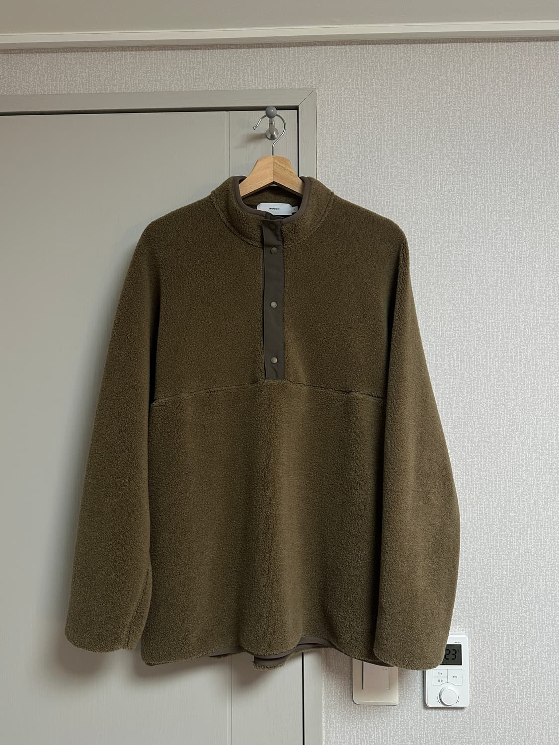 그라프페이퍼 울 보아 플리스 풀오버 상품이미지2