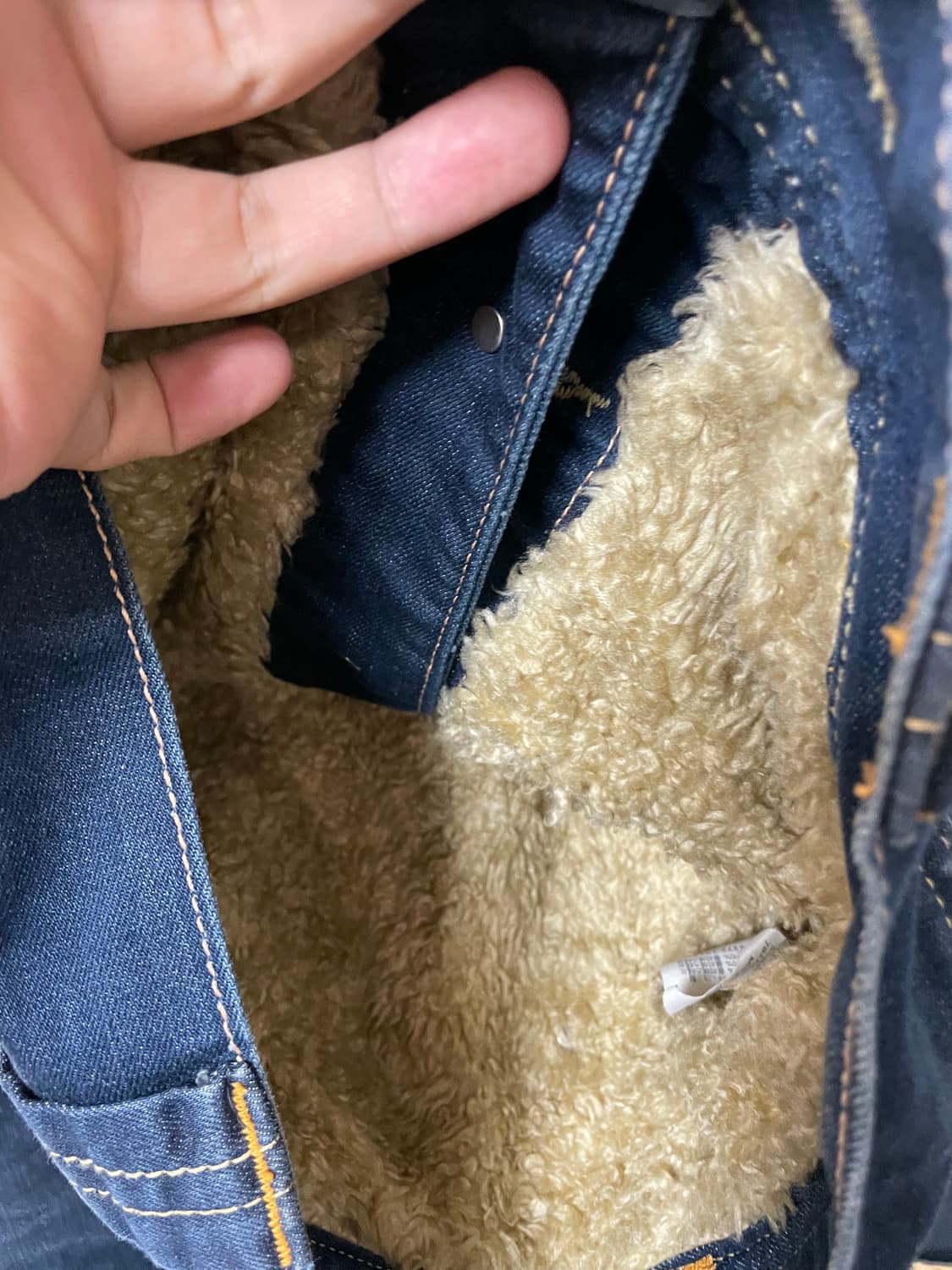 (90) levis 리바이스78372 쉐르파 데님 자켓 상품이미지4