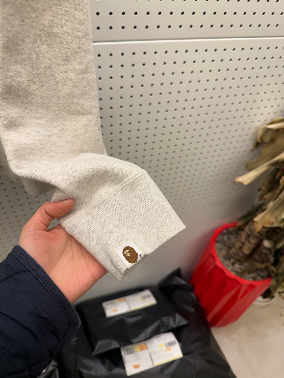 베이프 컬리지 크루넥 스웻 셔츠 U591 상품이미지3