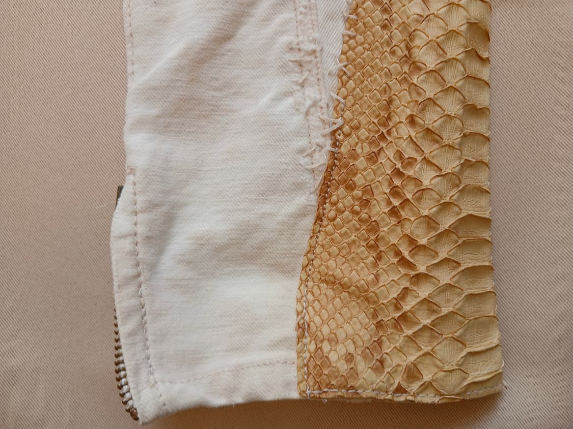 (MADE IN ITALY 벨트 풀세트) 랄프로렌 리얼 파이톤 패치워크 상품이미지6