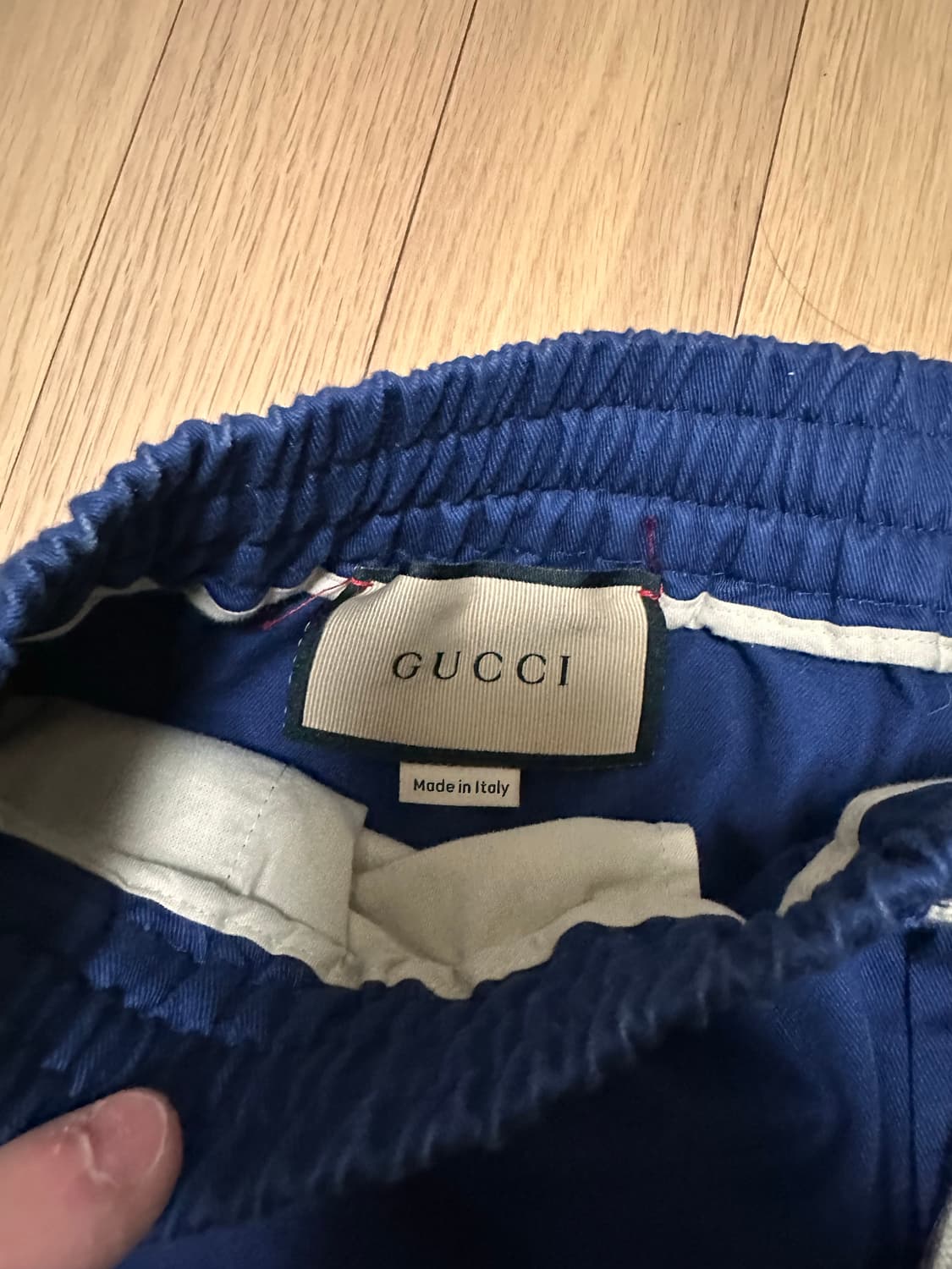 (탭만뗀 새상품!!) 구찌 22FW 네이비 치노 팬츠 46 상품이미지8