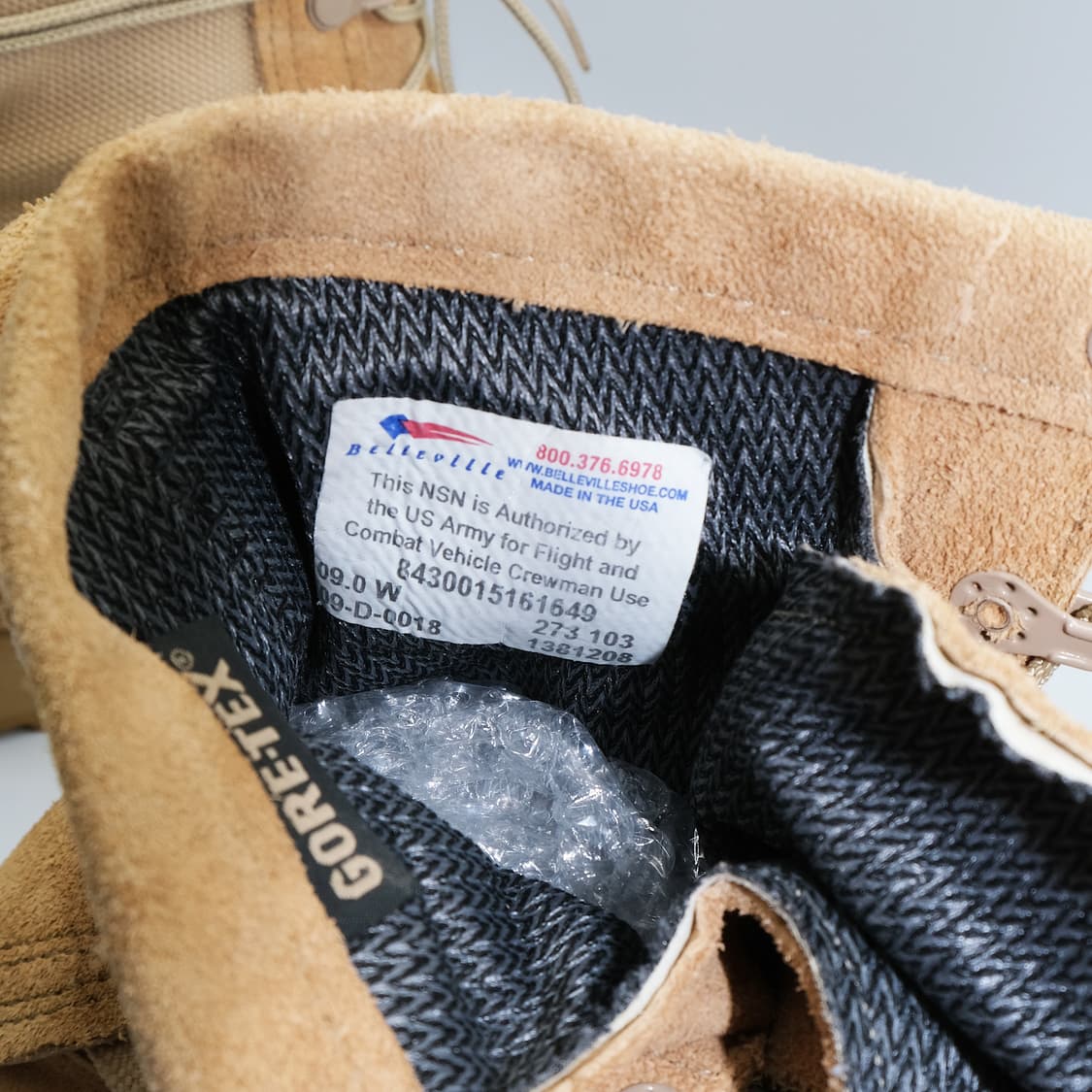 US 밀리터리 BELLEVILLE 컴뱃 부츠 9(270-275)사이즈BT 상품이미지10