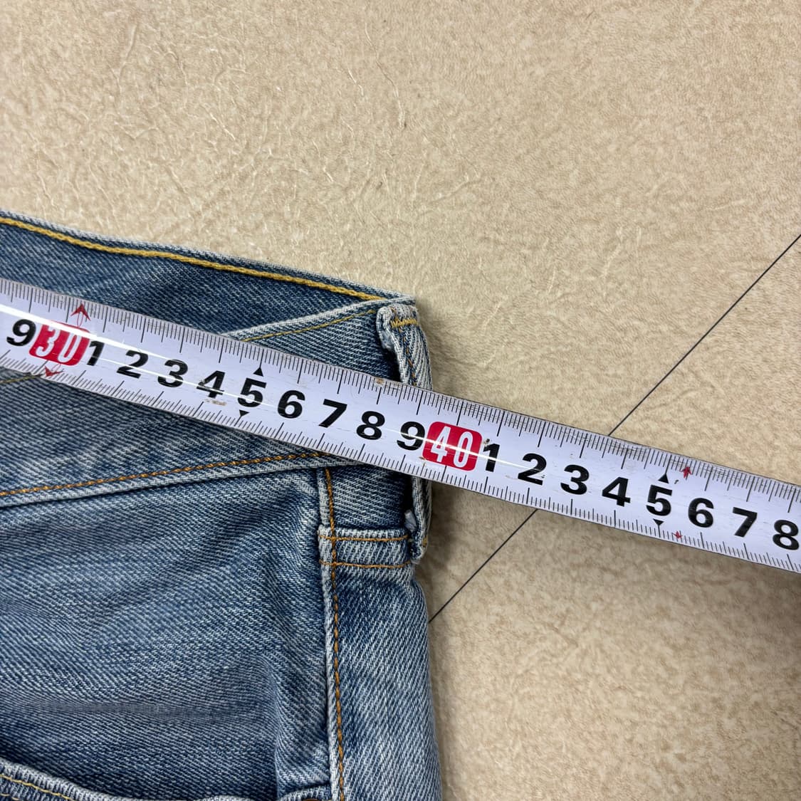 리바이스 501 데님 하프팬츠 상품이미지5