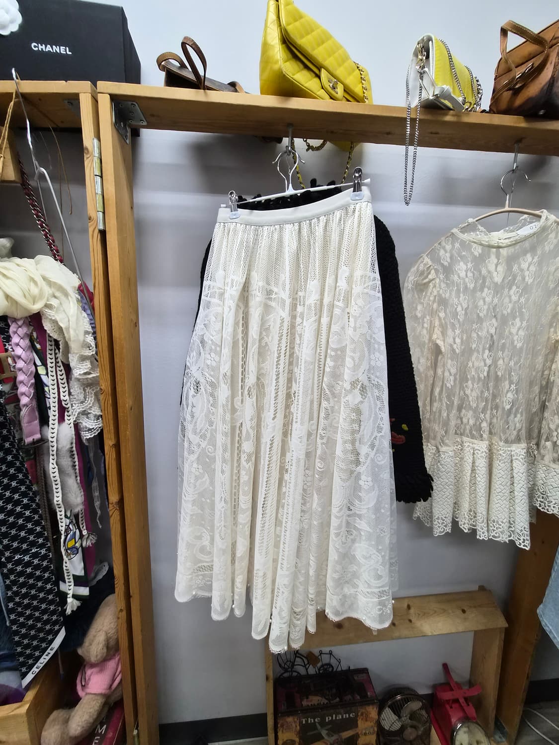 마리메꼬 유니끌로 자수니트. 레이스샤 스커트 상품이미지8