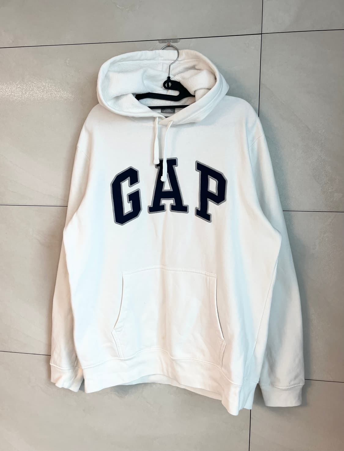 갭 GAP 화이트 후드티 (M)  상품이미지3