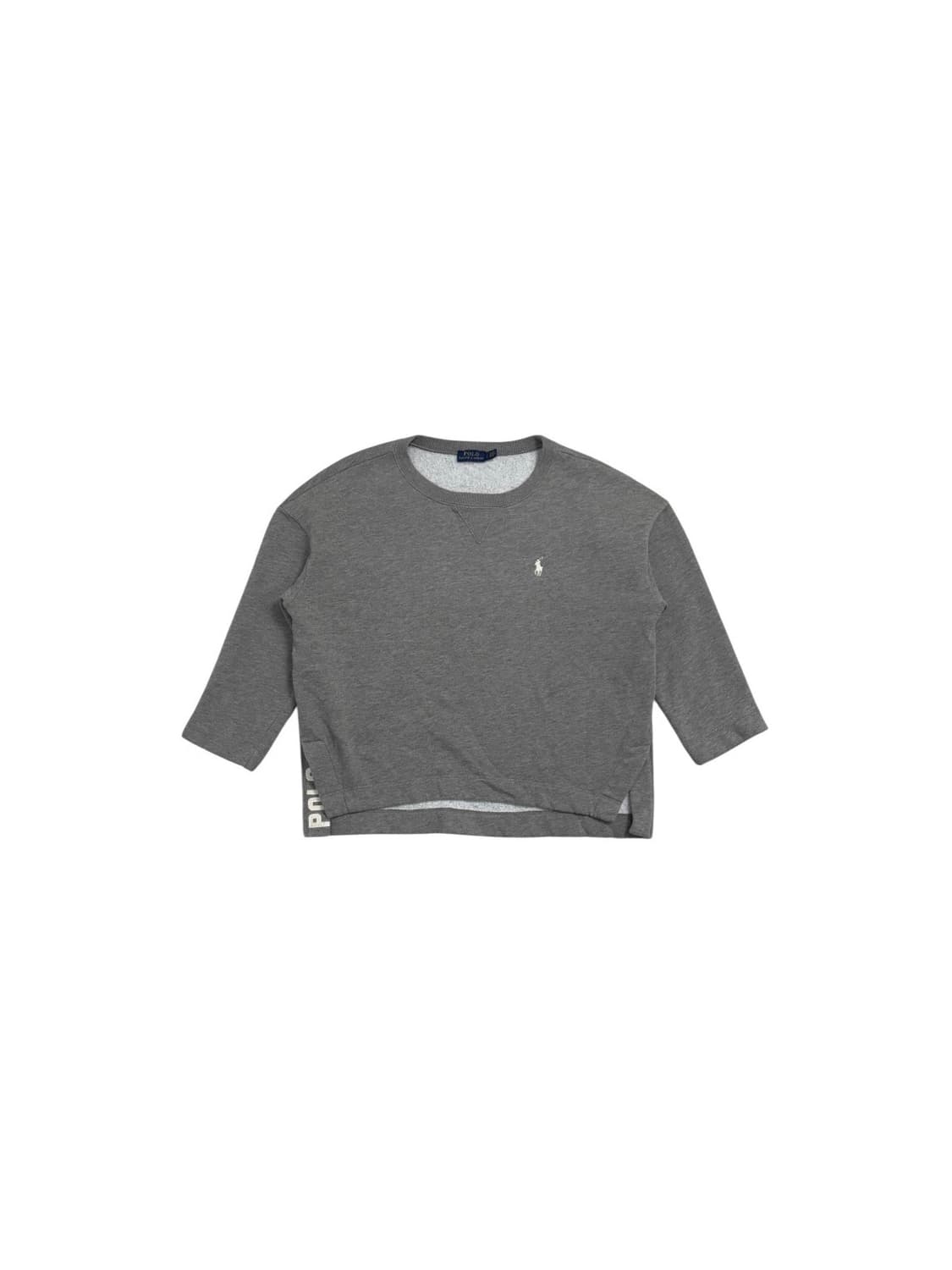 폴로 랄프로렌 7부 맨투맨 그레이 상품이미지1
