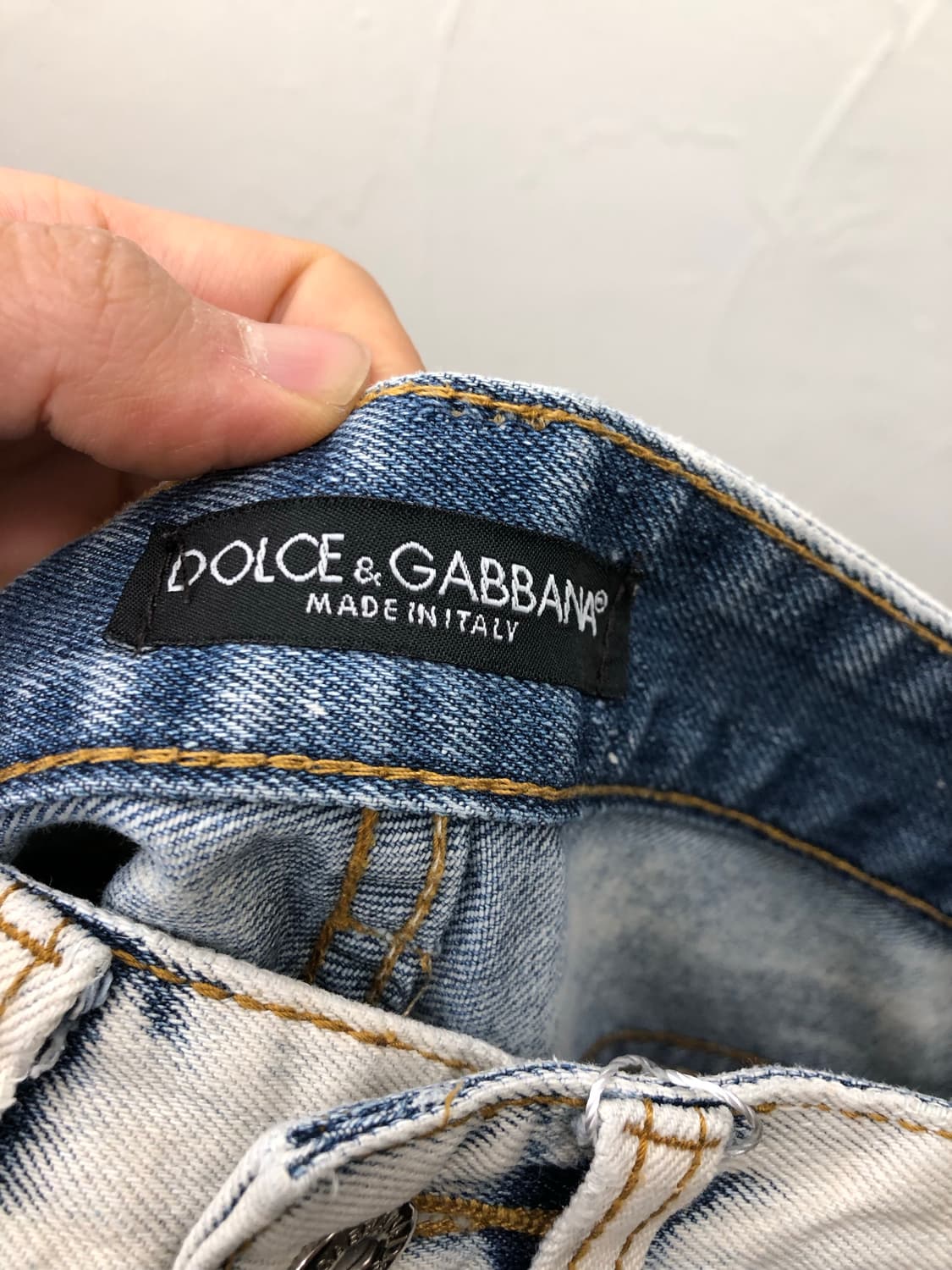 돌체앤가바나 워싱 데님 쇼츠 상품이미지3