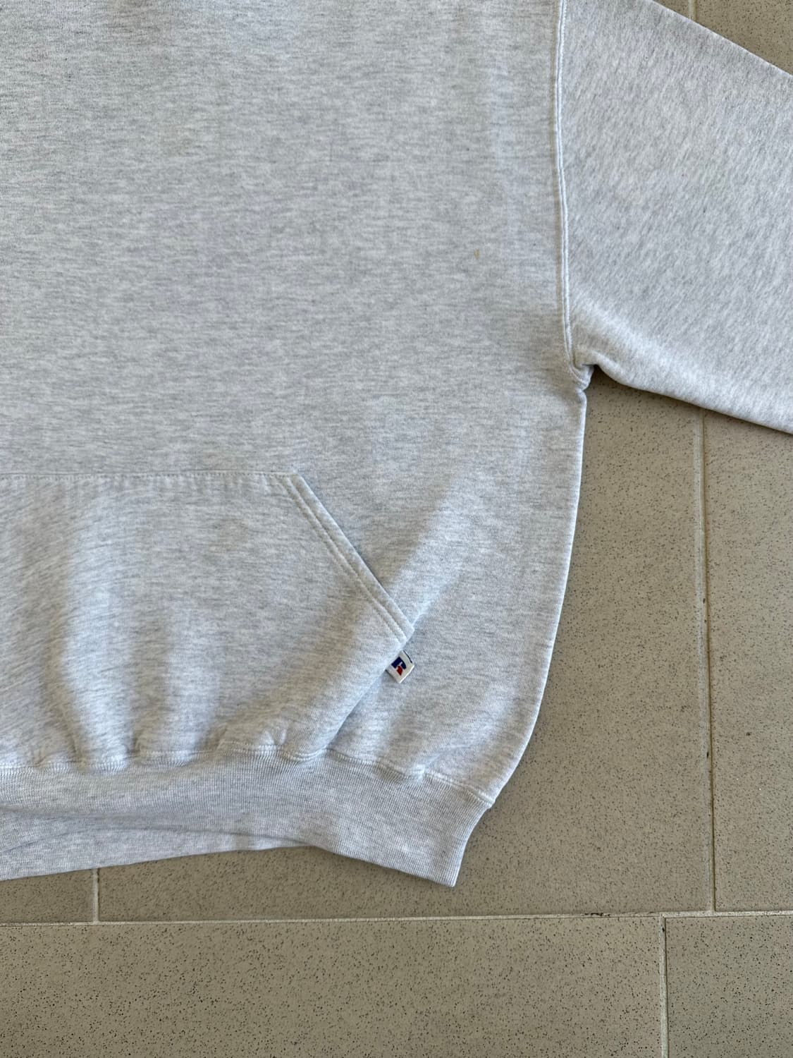 90s 빈티지 러셀 후드 밝은그레이 L USA 상품이미지3