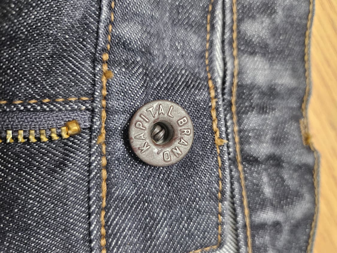 캐피탈14oz 키나리 데님 포트 버기 팬츠 상품이미지5