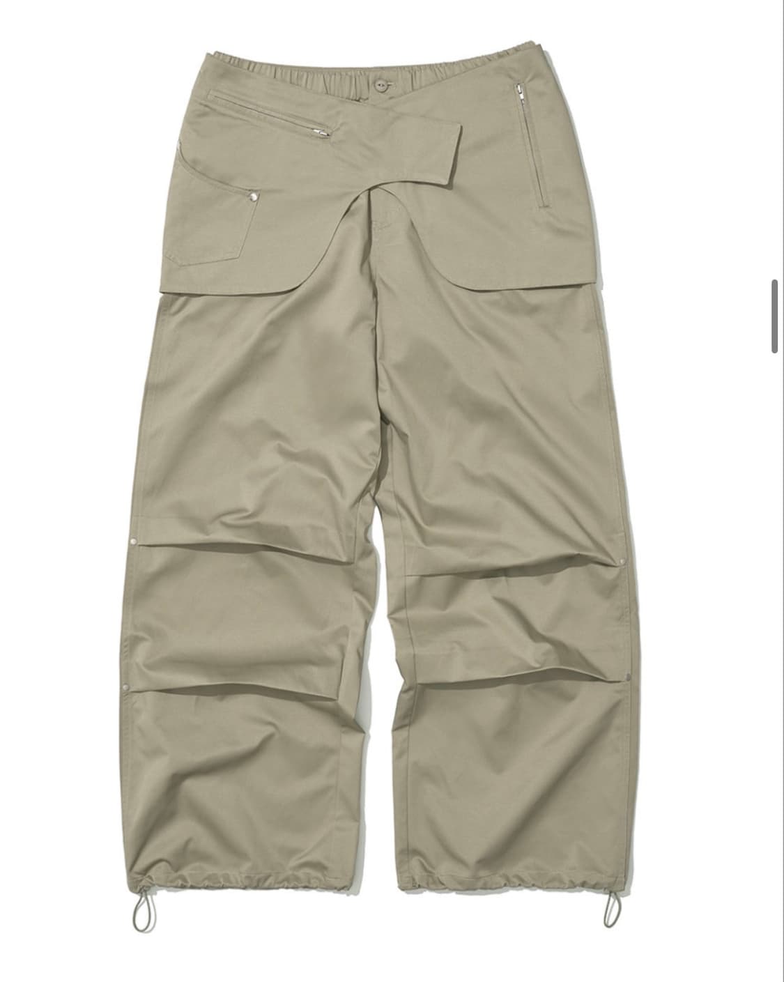 파르티멘토 우먼 레이어드 팬츠 카키베이지s 상품이미지1