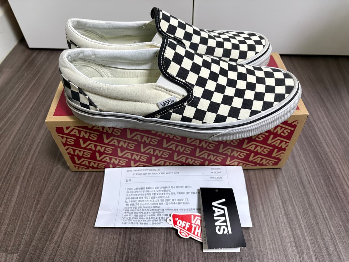 반스 체커보드 클랙식 275 상품이미지1