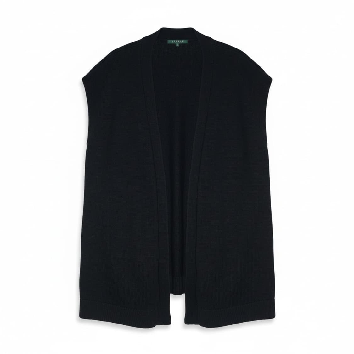 Lauren Ralph Lauren 롱 니트 베스트 블랙 (데일리) 상품이미지2