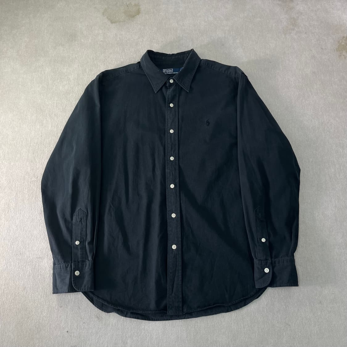 105 폴로랄프로렌 블랙 코튼 셔츠 상품이미지1