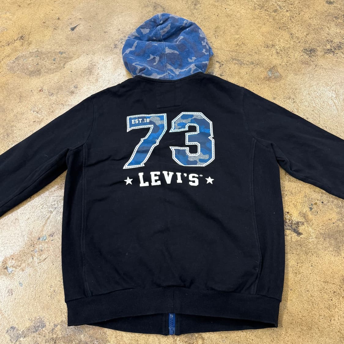 리바이스 카모 밀리터리 후드집업 상품이미지4