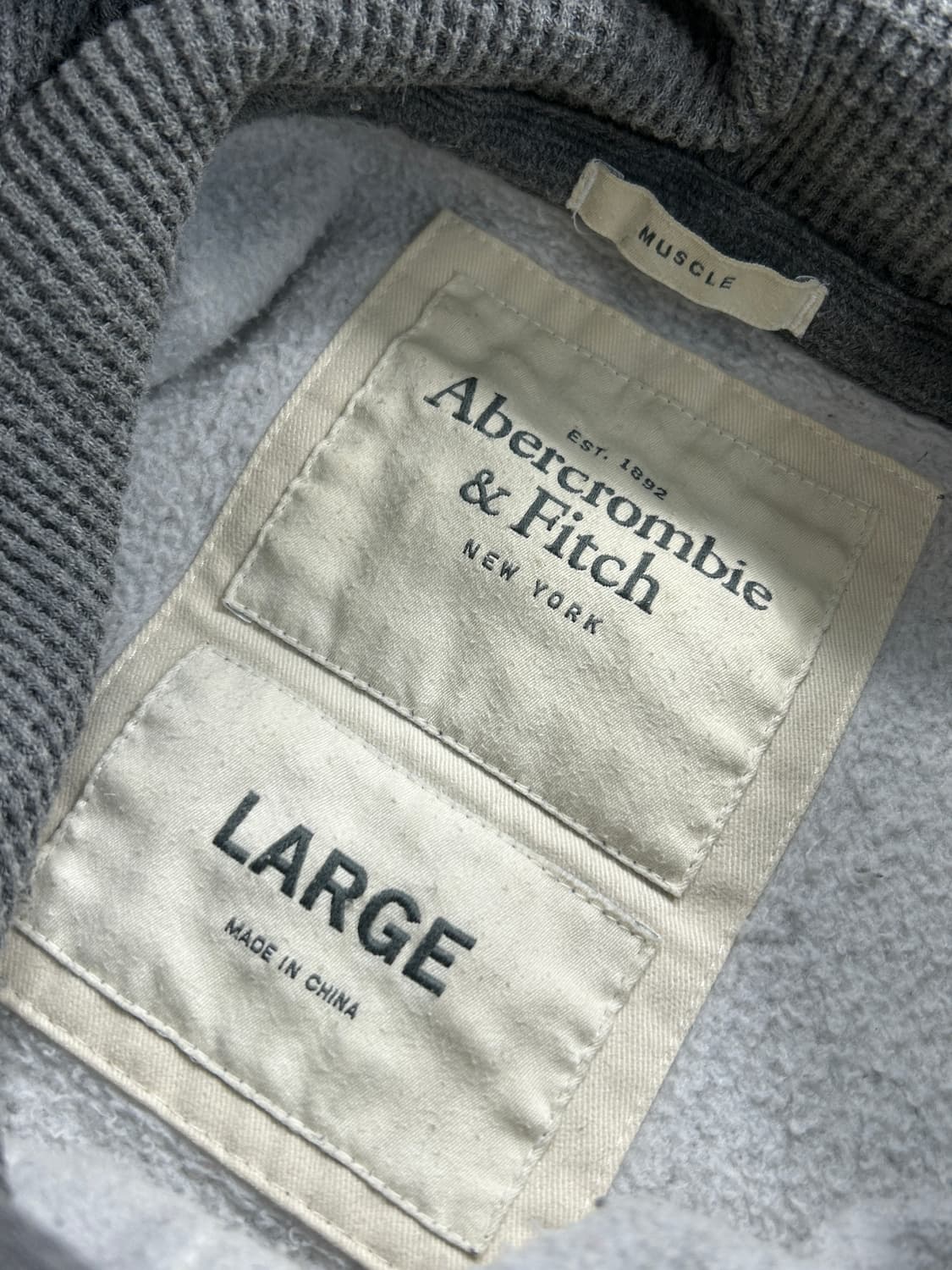 아베크롬비 피치 A&F y2k 차콜 후드티 L  상품이미지7