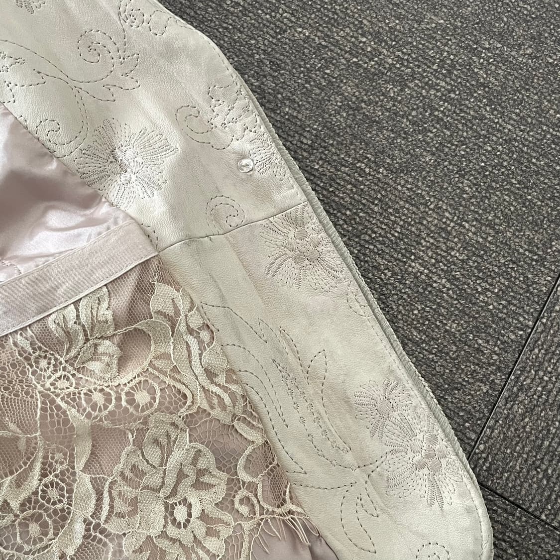 pierre cardin embroidered leather jacket 상품이미지10