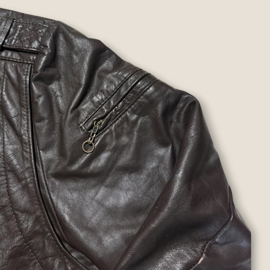 70s USA 시어스 G-1 타입 플라이트 레더 자켓 40 상품이미지2