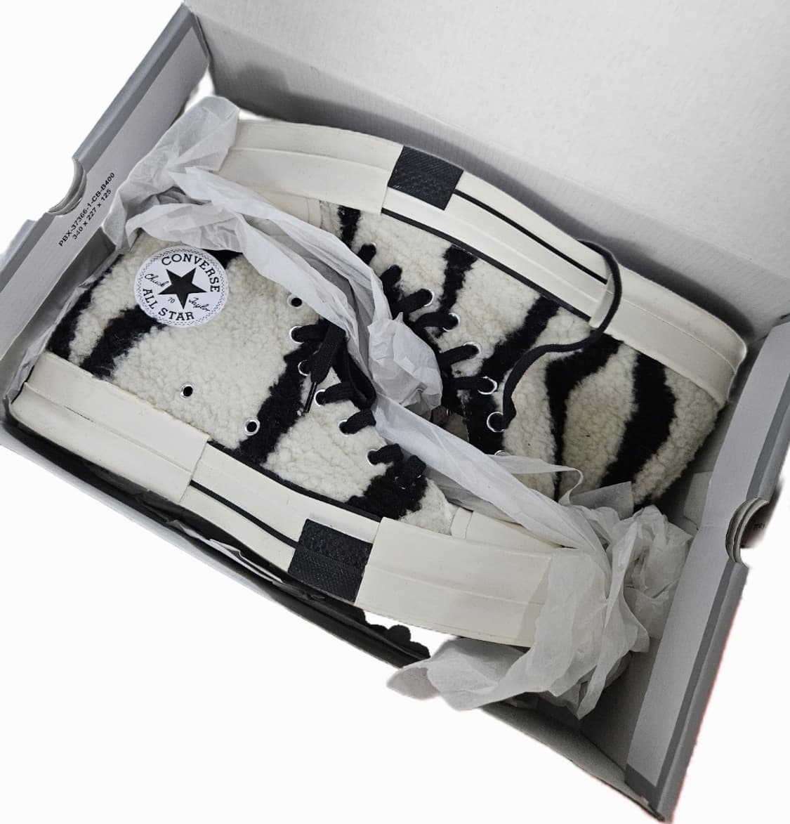 컨버스 척테일러 다크쉐도우 지브라 275 상품이미지1