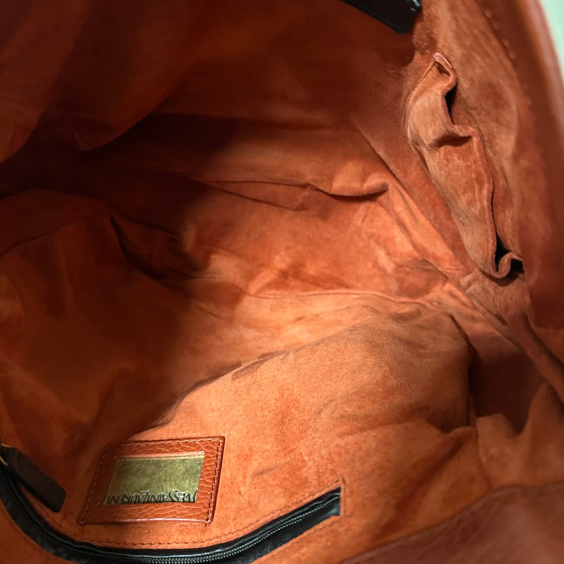 입생로랑 낙타가죽 플립백 오렌지 상품이미지4