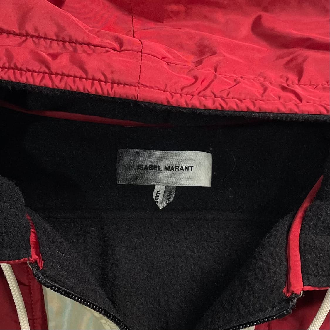 이자벨마랑 컬러블록 후드 아노락 상품이미지7