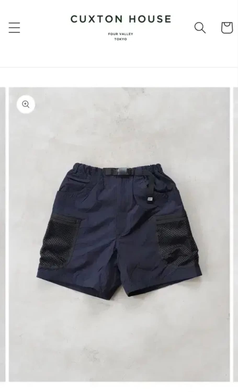 앤즈앤드민즈(ENDS and MEANS) 유틸리티 쇼츠 네이비(S) 상품이미지5