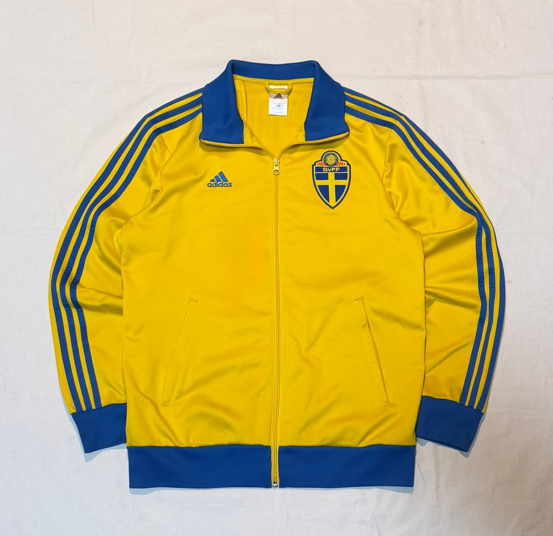 아디다스 13-14 스웨덴 국대 져지 옐로우 블루 상품이미지2