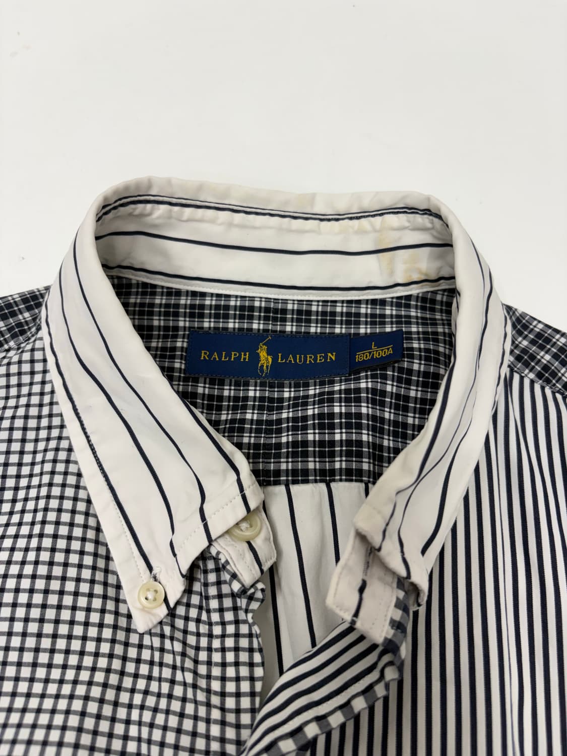 폴로 패턴 스트라이프 셔츠 상품이미지5