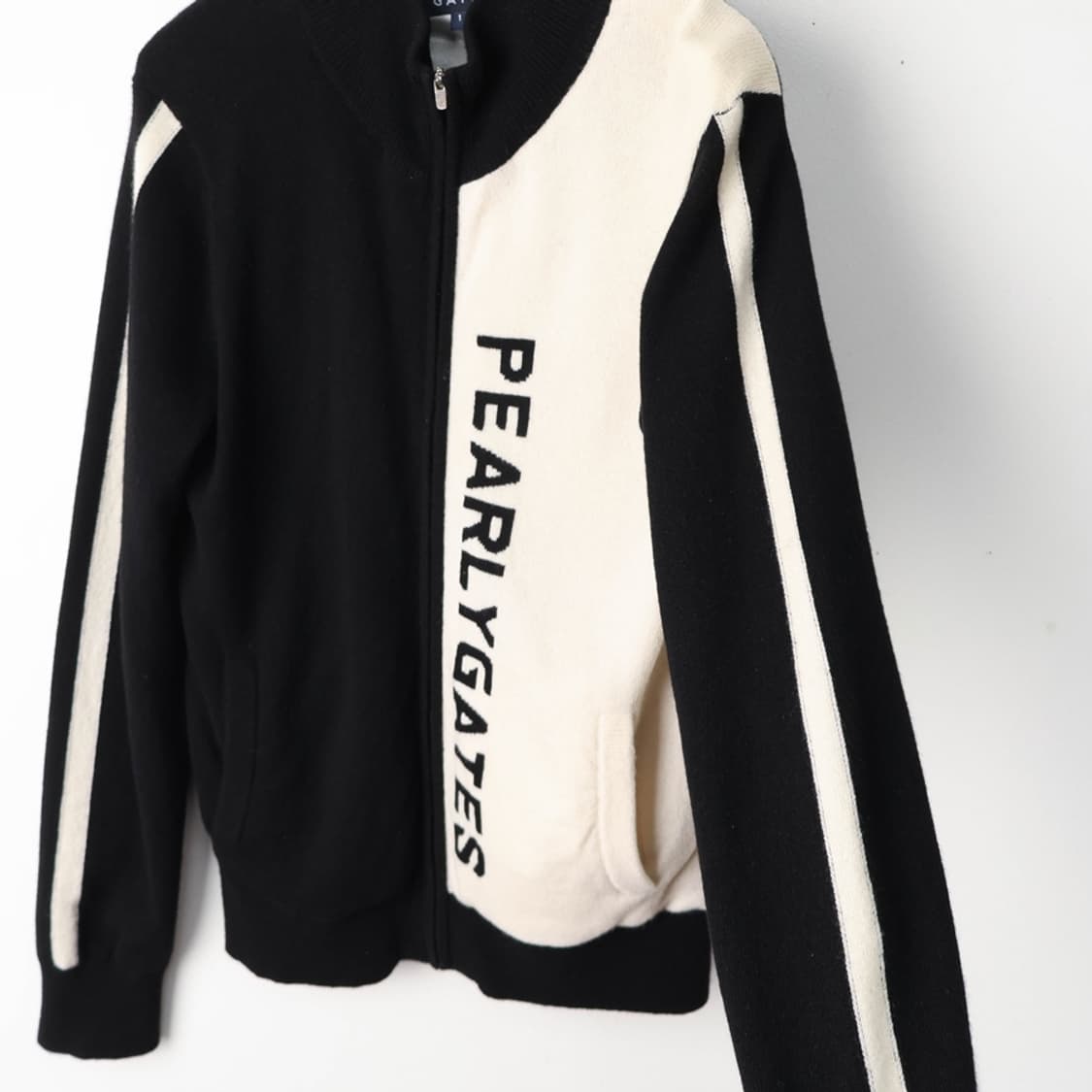 55/파리게이츠 캐시미어100 방풍 니트 집업 자켓 상품이미지4