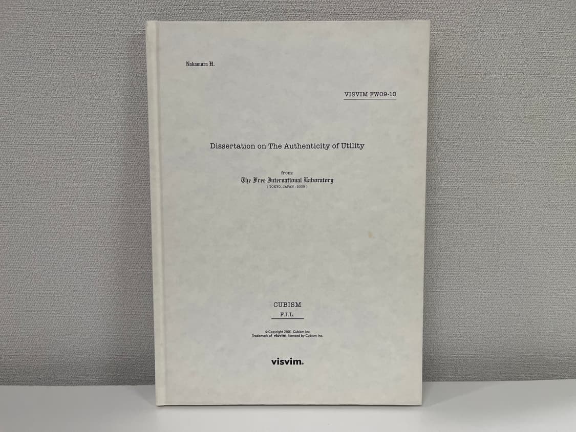 비즈빔 FW09-10 디자인 아카이브 룩북 visvim 상품이미지2