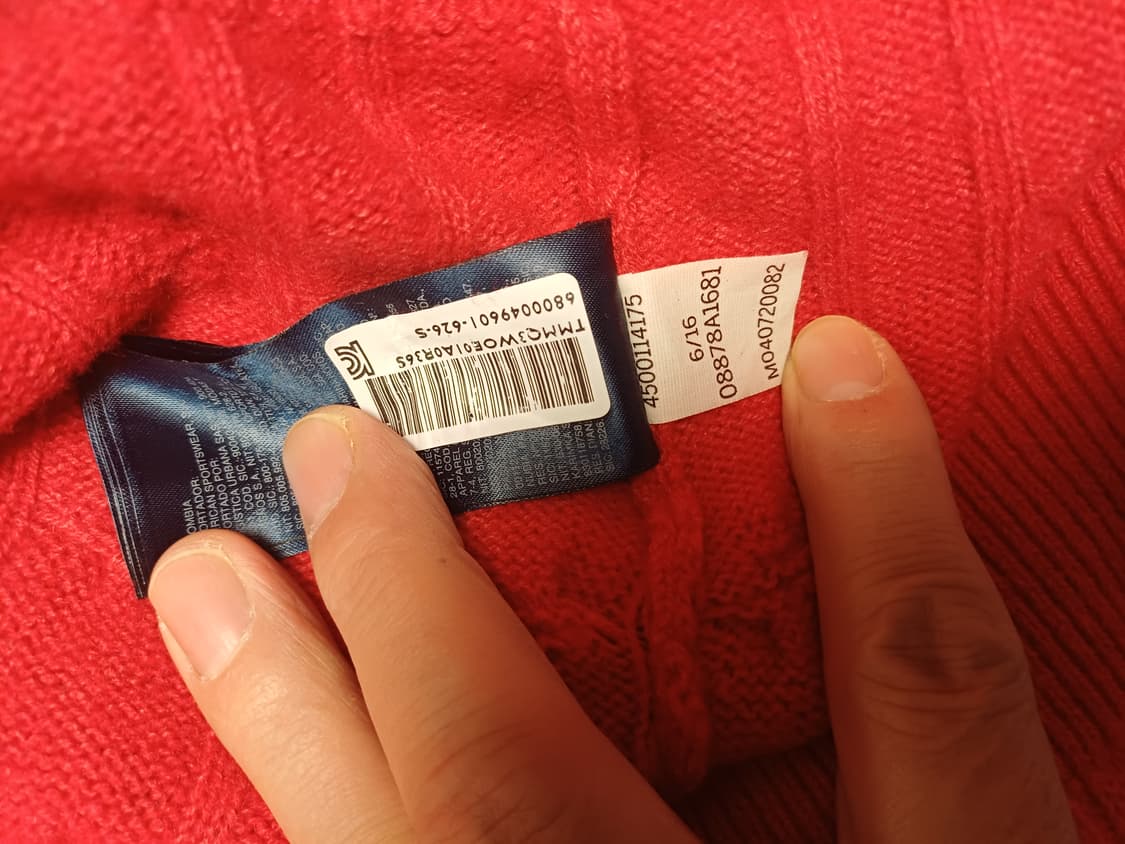 타미힐피거 케이블 니트 / 레드 / S / 정품 상품이미지5