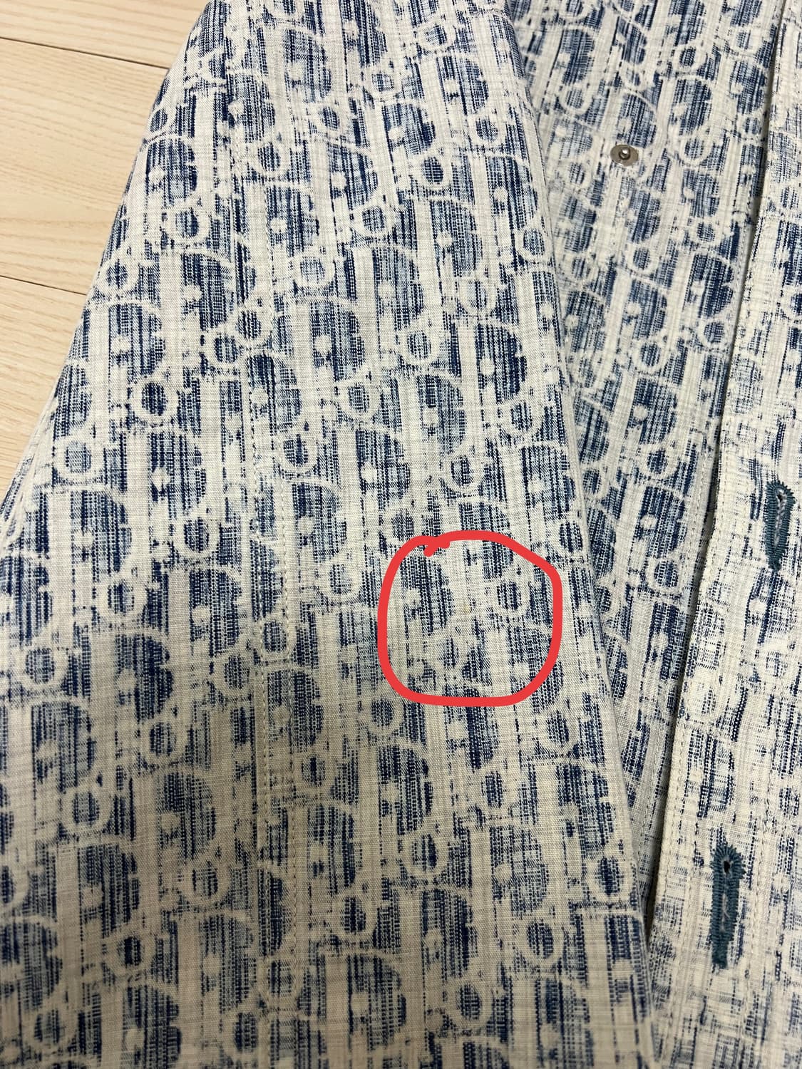 (42) 디올 오블리크 데님 셔츠 상품이미지8