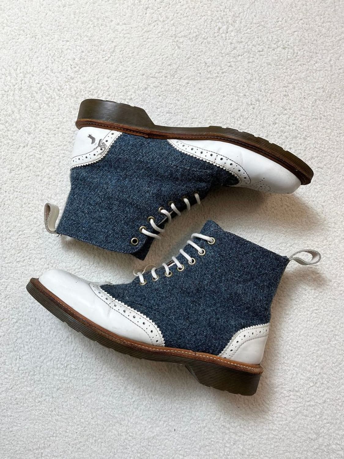 닥터마틴 1460 잉글랜드 해리스 트위드 가죽 부츠 A1721 상품이미지1