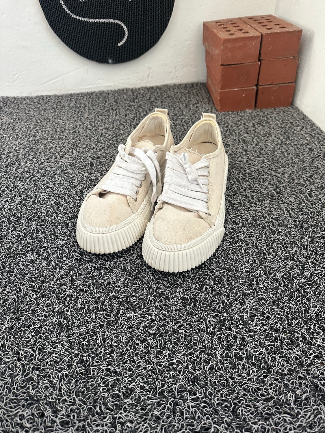 AMI 아미 스니커즈 베이지 41 (260mm) 상품이미지1