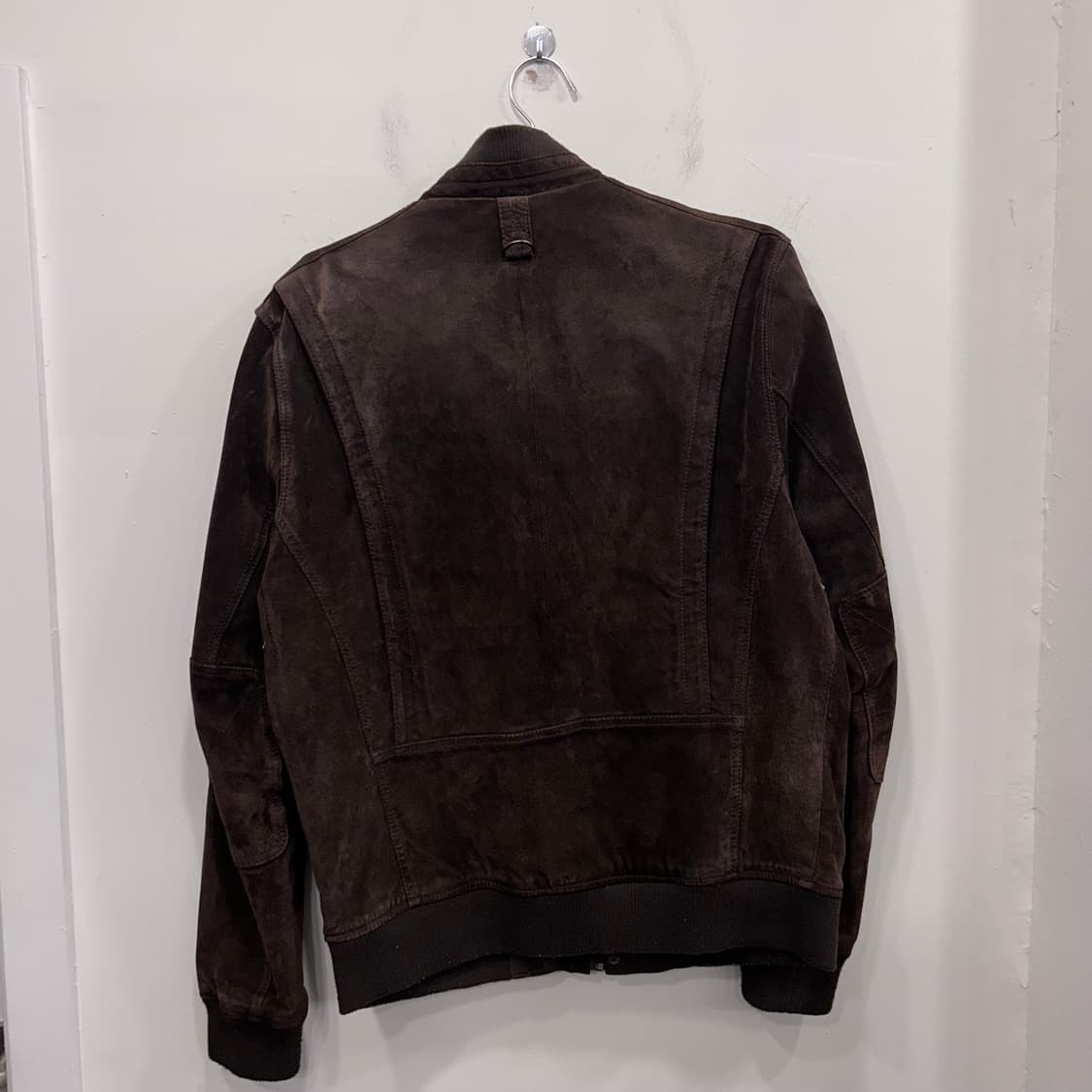 H.E by MANGO 차이나카라 스웨이드 집업 자켓 상품이미지6