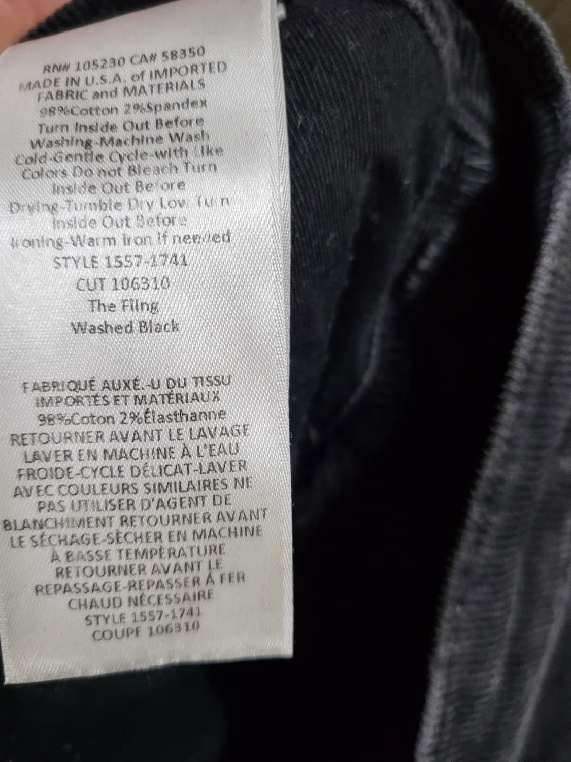 커런트엘리엇 스판 코듀로이 면바지 66 상품이미지8