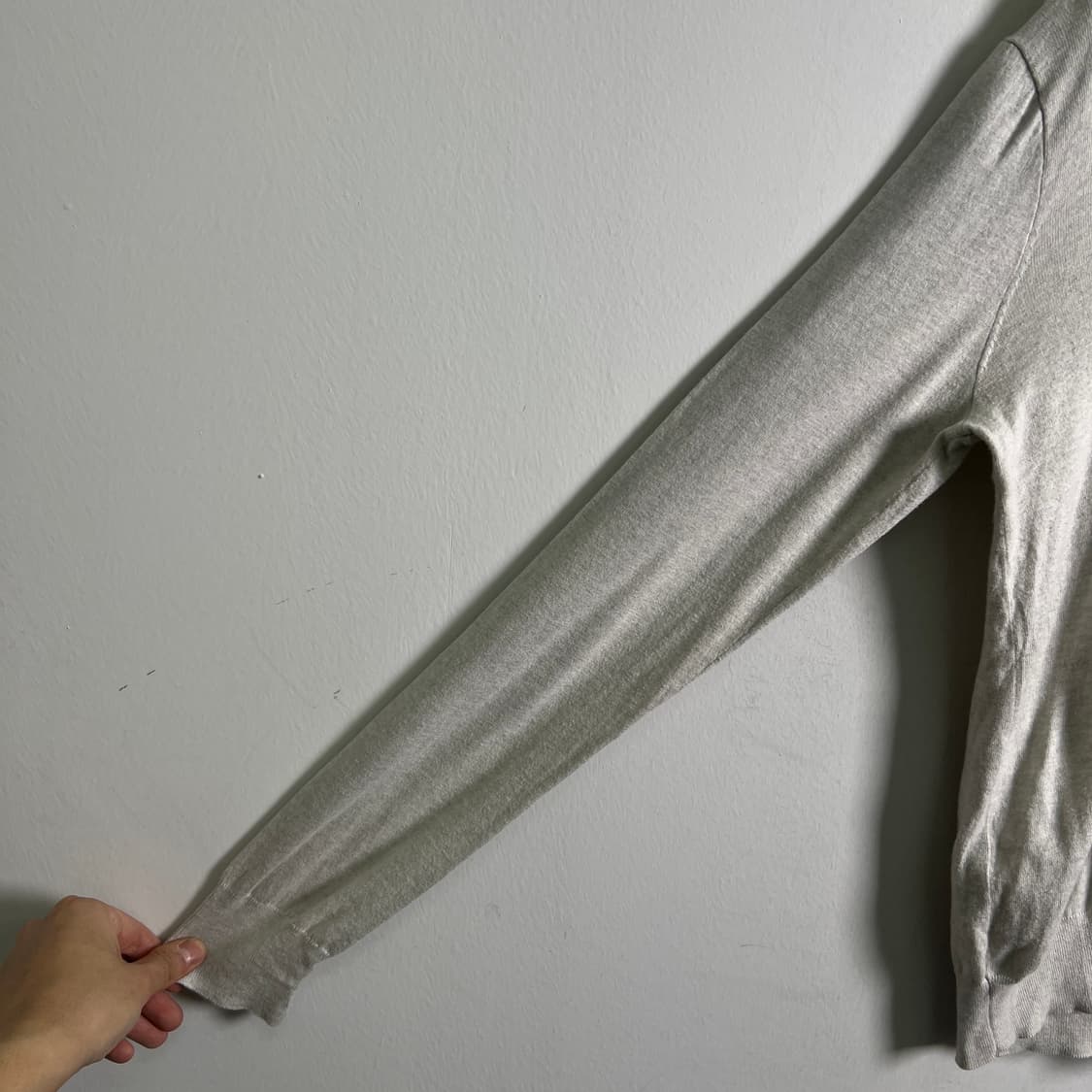 폴로 랄프로렌 피마 코튼 브이넥 니트 M 상품이미지6