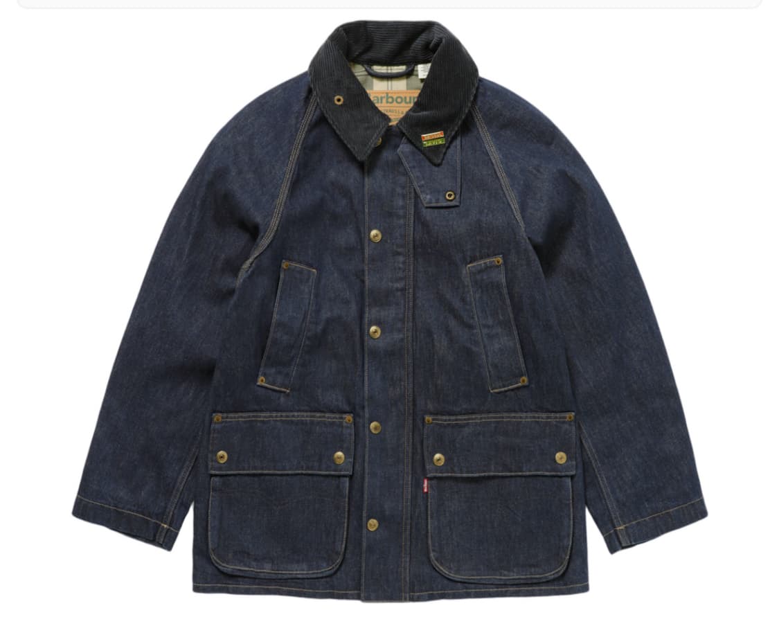 리바이스 x 바버 오버사이즈드 비데일 린스드 자켈 상품이미지1