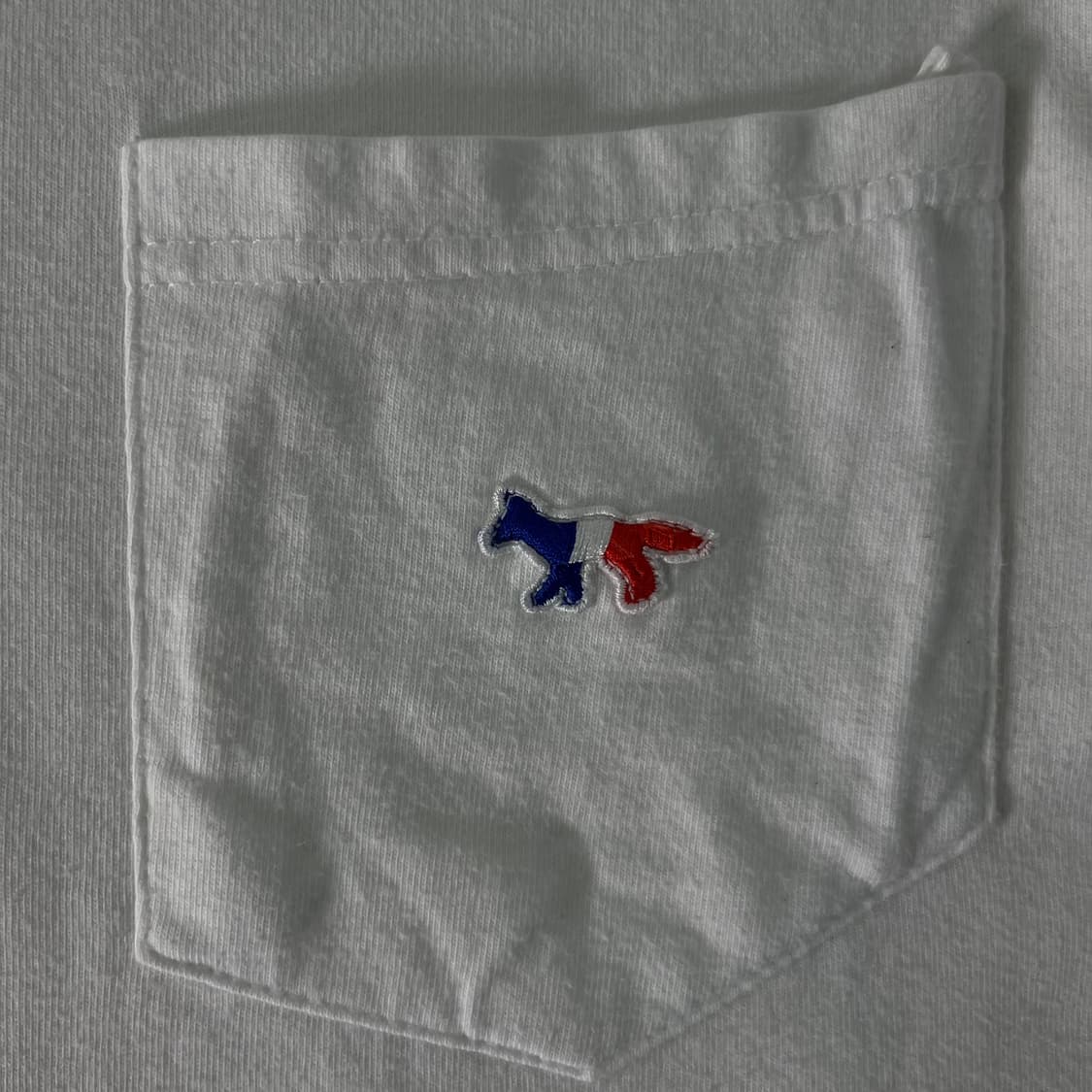 100 메종키츠네 폭스패치 포켓 반팔 티셔츠 상품이미지3