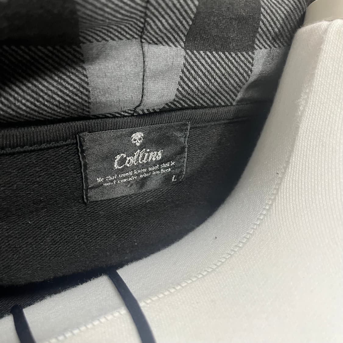 Collins 고스펑크 프린팅 후드집업 y2k 상품이미지6