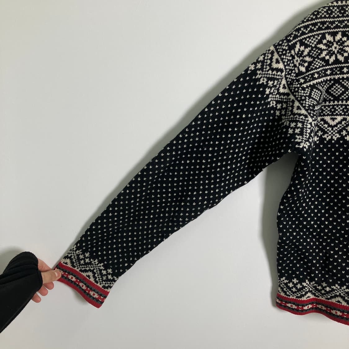 엘엘빈 노르딕 패턴 헤니 램스울 니트 스웨터 S 상품이미지6