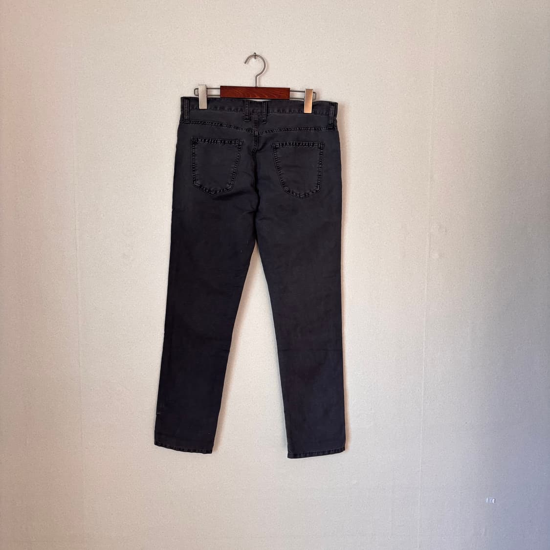 커렌엘리엇 28 차컬그레이 린넨 팬츠 바지 미국 정품 슬림 배기 상품이미지2