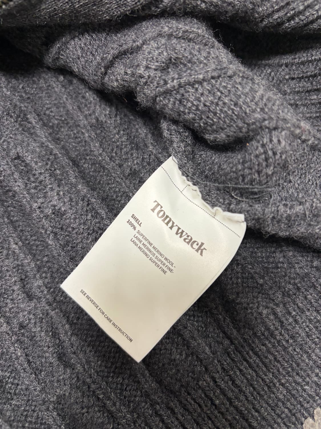 토니웩 니트 집업 M 상품이미지4