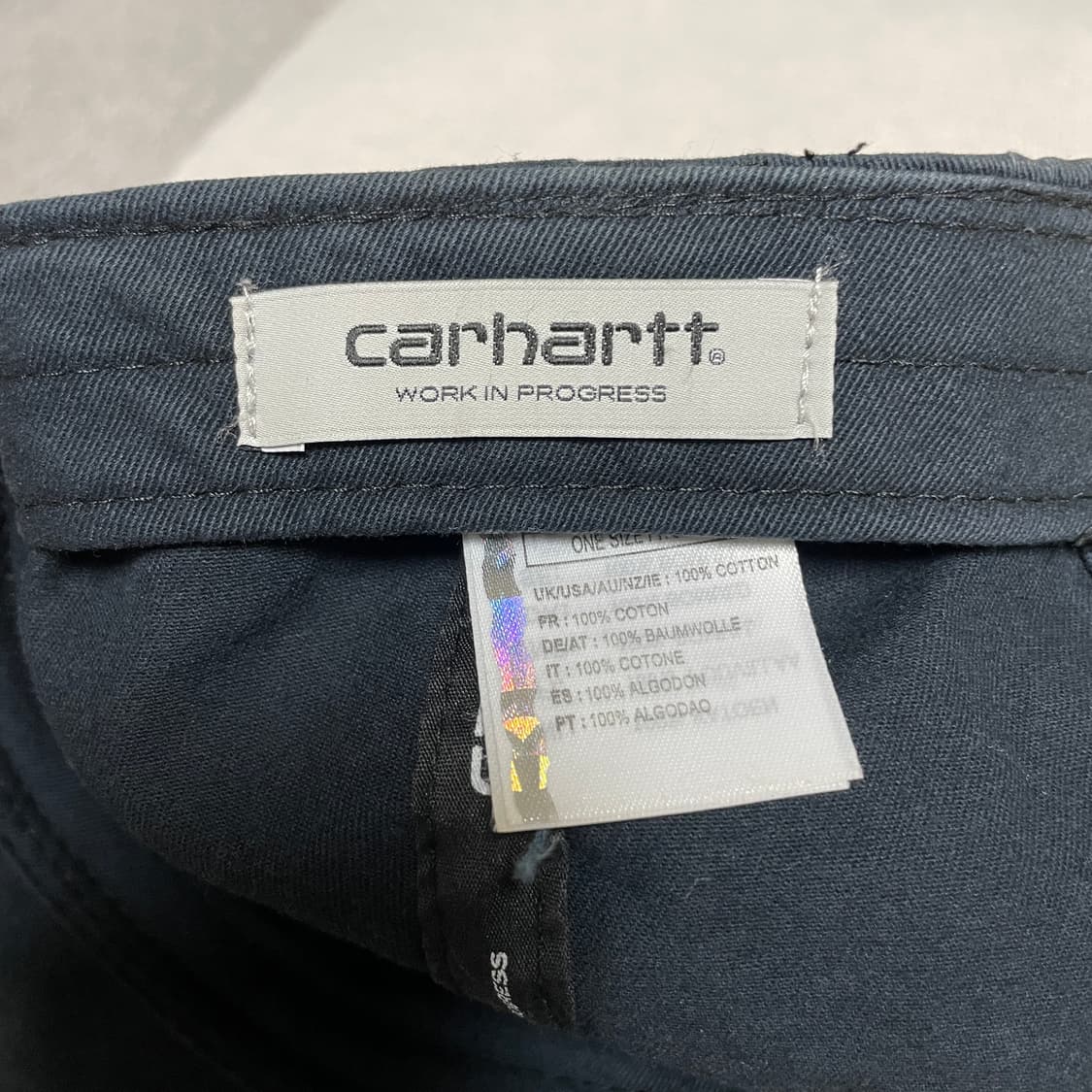 칼하트 이니셜 볼캡(블랙) 상품이미지8