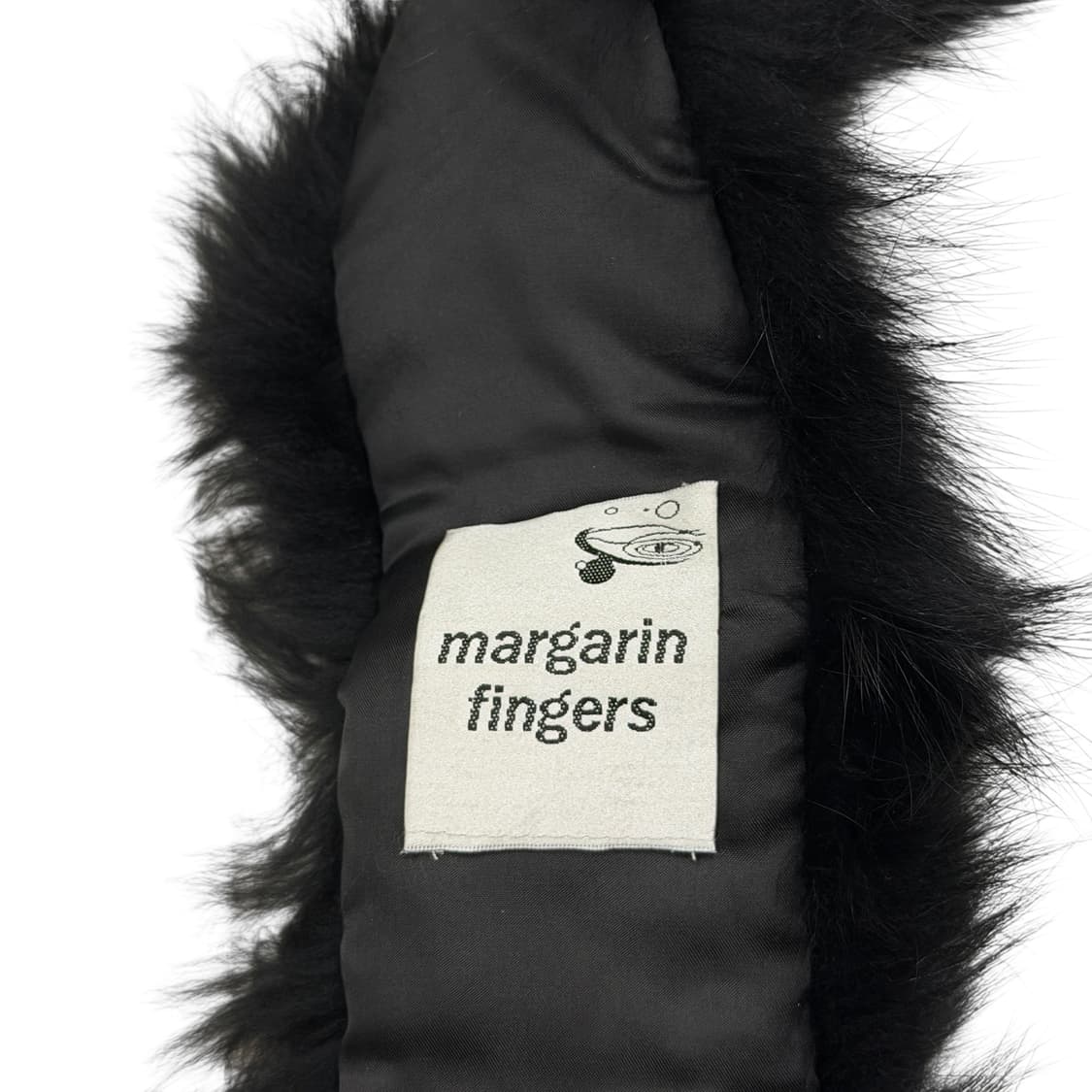 마가린핑거스 퍼 머플러 목도리 블랙 상품이미지3