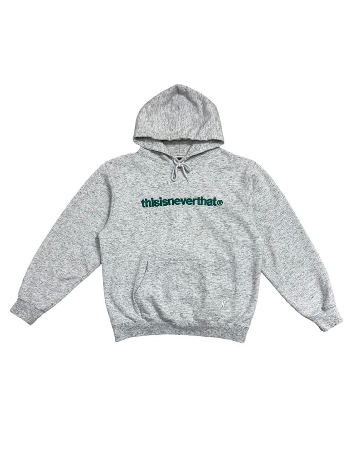 디스이즈네버댓 후드티 멜란지 화이트 L 상품이미지2