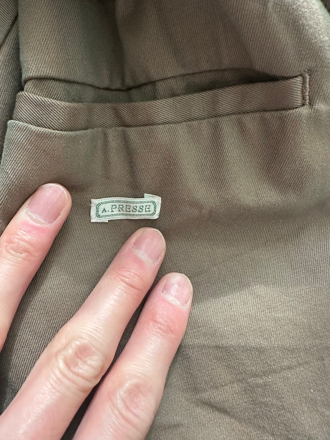 아프레쎄 트위트 해링턴 자켓 2sz 차콜 상품이미지2