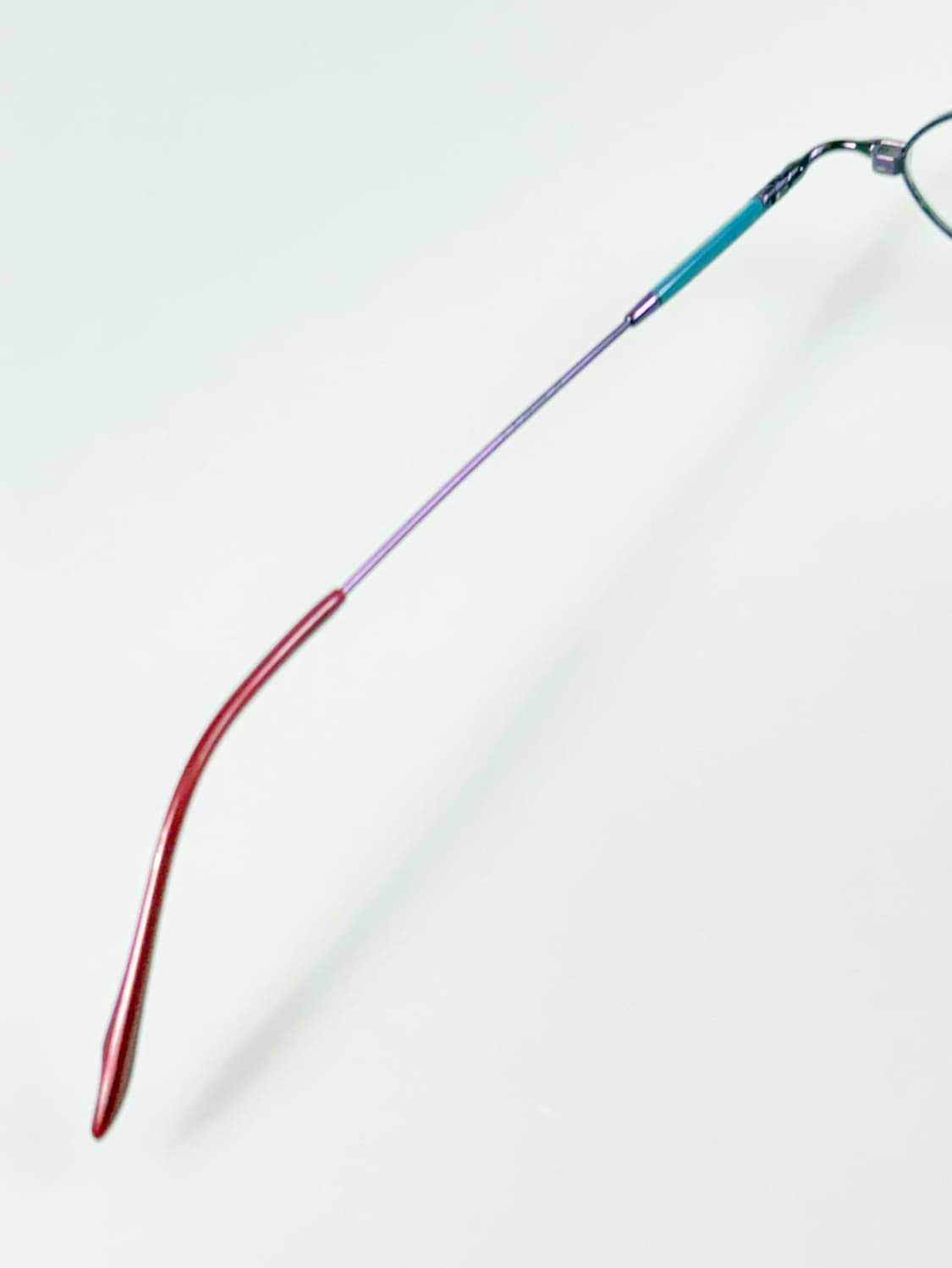 90s KARAYOKKO 스틸퍼플 슬림 프레임 빈티지 안경 상품이미지7