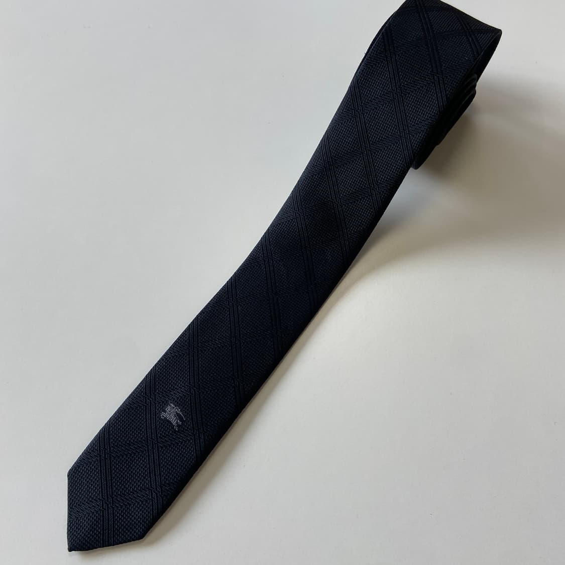 버버리 심플로고 정품 명품 슬림 블랙넥타이 (Burberrys) 상품이미지6