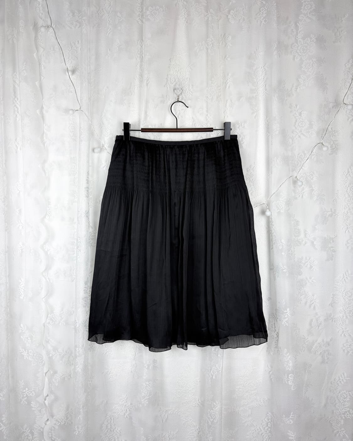 COMME CA ISM Chiffon Pleated Skirt 상품이미지4