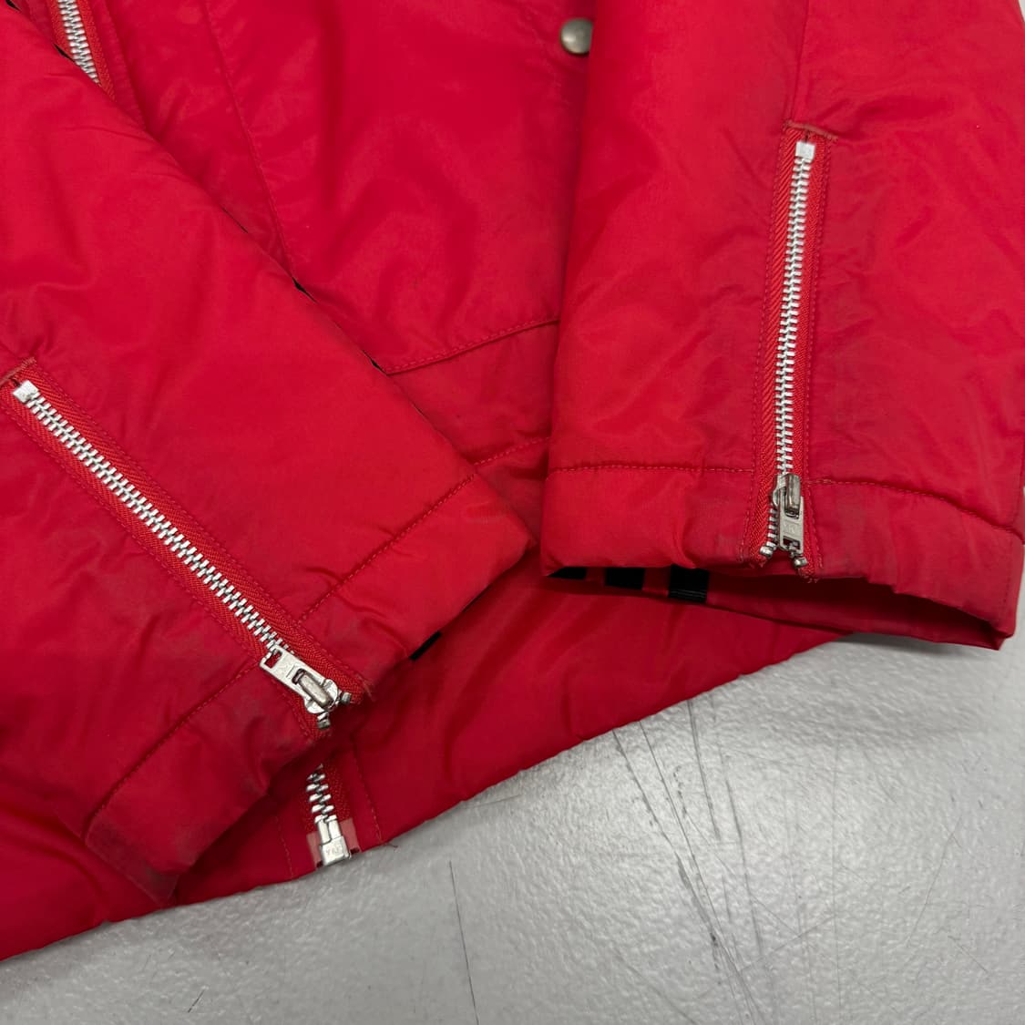 아디다스 파이어버드 바이커 레이싱 점퍼 자켓 레드 상품이미지4